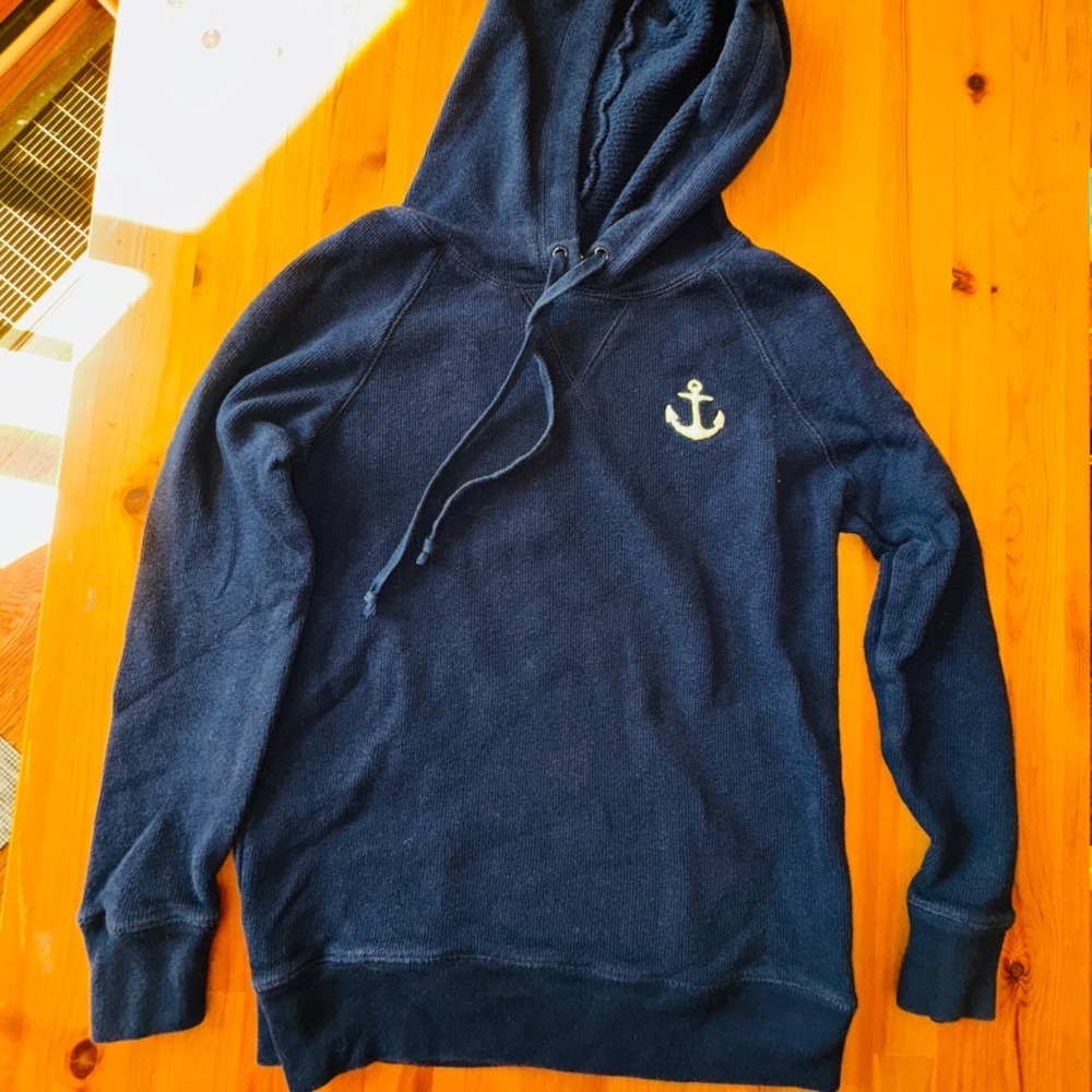 Jcrew ship anchor hoodie